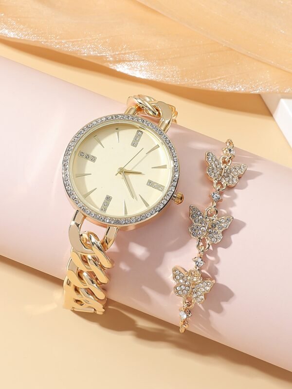 Women's Wrist Watch Simple Thin Strap Bracelet Watch - Image 4