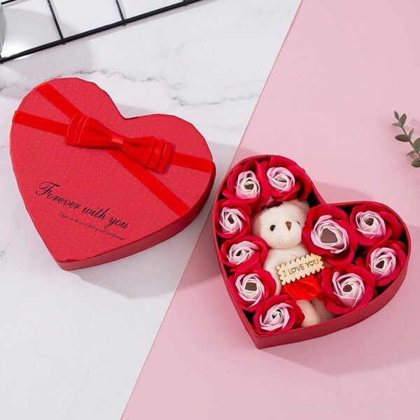 Heart-shaped Rose Red Gift Box New Year Christmas Gift Box Valentine's Day Christmas Gift Mother's Day Birthday Gift - Image 5