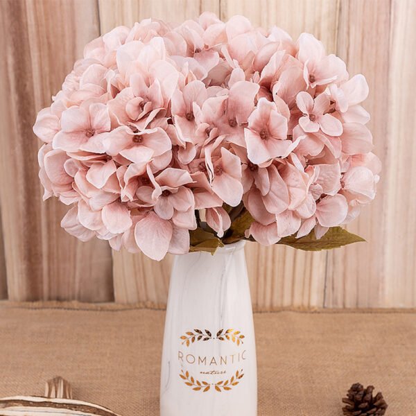 Artificial Flowers Hydrangea Branch Home Wedding Decor Autum - Image 2