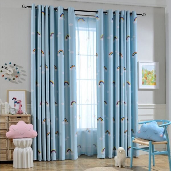 Rainbow Children Boys And Girls Bedroom Den Blackout Curtain Cloth - Image 5