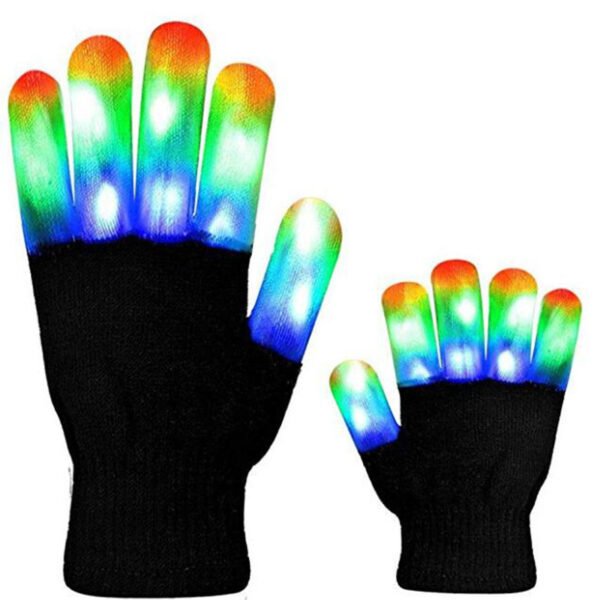 Led Glowing Gloves Rainbow Glowing Gloves - Image 8