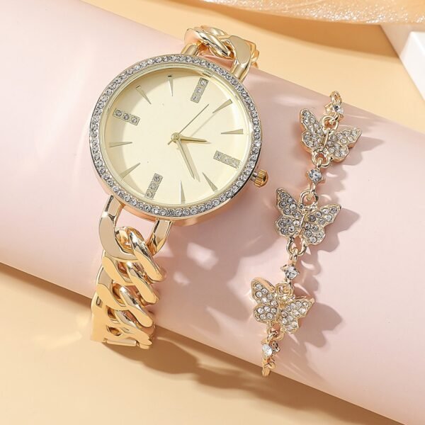 Women's Wrist Watch Simple Thin Strap Bracelet Watch - Image 2