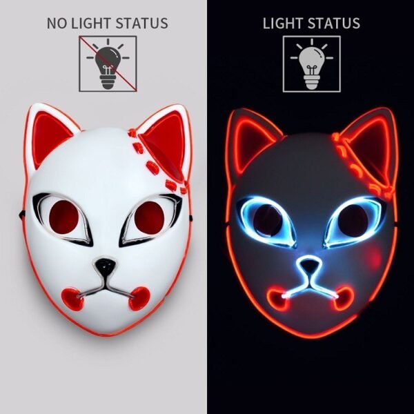 Luminous Line LED Cat Face Mask - Image 4