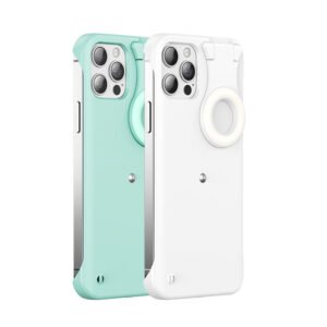 Fashion Creativity Selfie Ring Flashing Light Mobile Phone Case