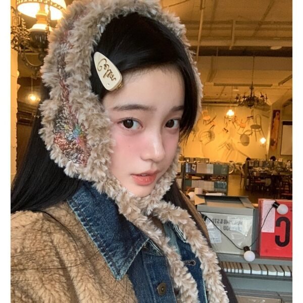 Maillard Vintage Plush Women's Winter Warm Anti-freezing Cute Ear Covers - Image 4