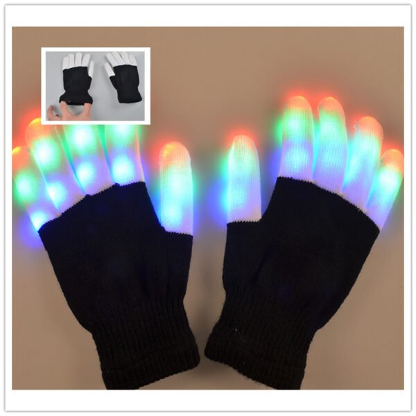 Led Glowing Gloves Rainbow Glowing Gloves - Image 4