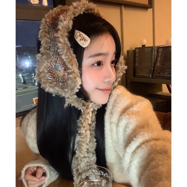 Maillard Vintage Plush Women's Winter Warm Anti-freezing Cute Ear Covers - Image 7