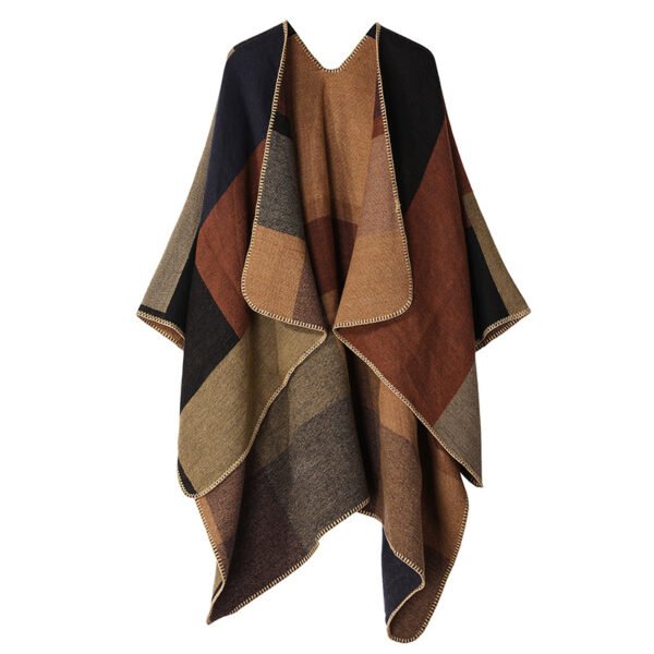 Autumn And Winter Cashmere-like Ethnic Shawl Yunnan Tourism Cape Cloak - Image 6