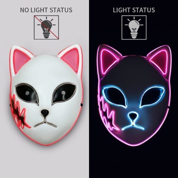 Luminous Line LED Cat Face Mask - Image 6