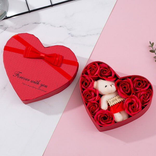 Heart-shaped Rose Red Gift Box New Year Christmas Gift Box Valentine's Day Christmas Gift Mother's Day Birthday Gift - Image 6