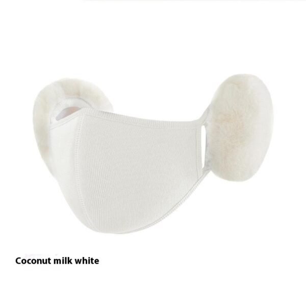 Cloud Warm Mask Winter Female Plush Cute Ear Protection Fleece-lined - Image 5