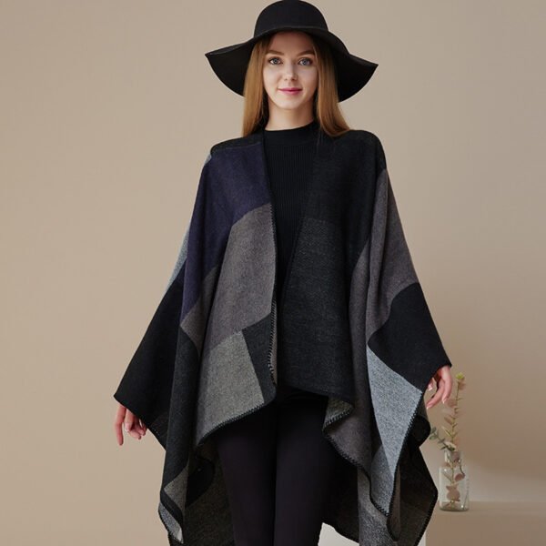 Autumn And Winter Cashmere-like Ethnic Shawl Yunnan Tourism Cape Cloak