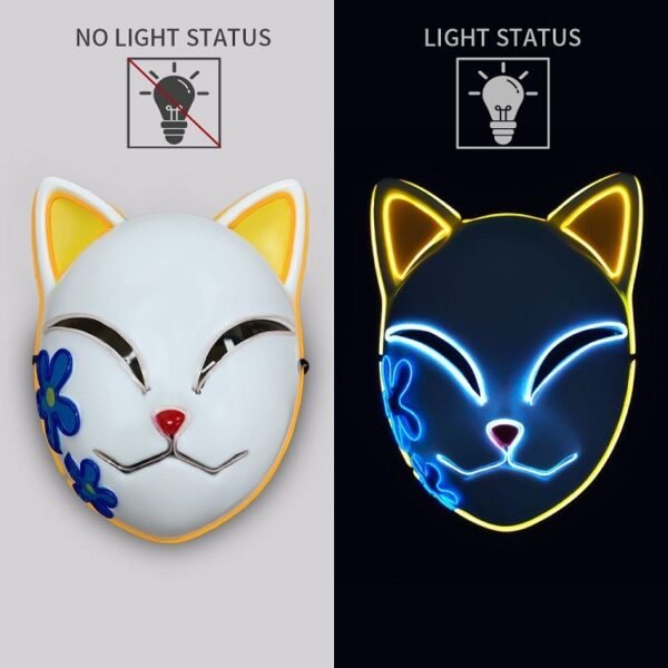 Luminous Line LED Cat Face Mask - Image 5