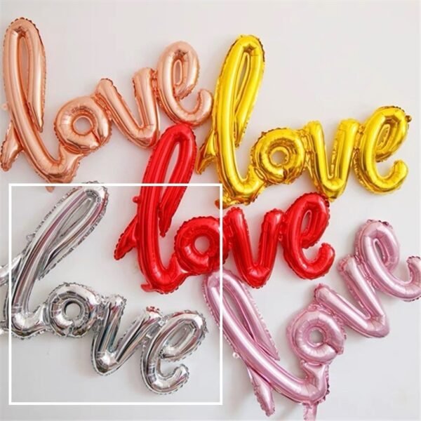 43-inch One-piece Love Balloon Aluminum Film Letter Balloon - Image 3